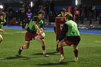 140325 - Wales U20 v England U20 - Six Nations Chamionship - Ellis Price of Wales U20s