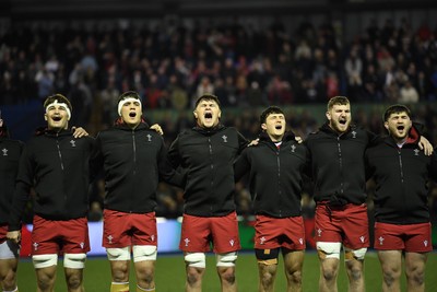 140325 - Wales U20 v England U20 - Six Nations Chamionship - Wales Anthem