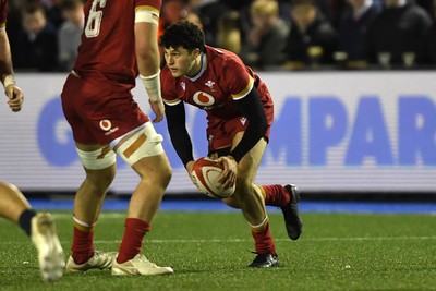 140325 - Wales U20 v England U20 - Six Nations Chamionship - Harri Wilde of Wales U20s