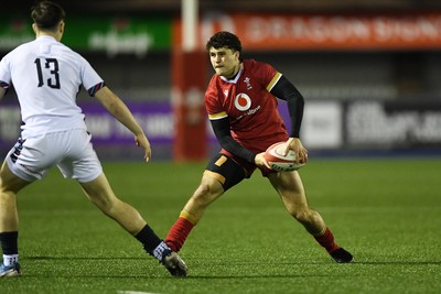 140325 - Wales U20 v England U20 - Six Nations Chamionship - Harri Wilde of Wales U20s