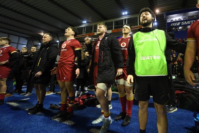 140325 - Wales U20 v England U20 - Six Nations Chamionship - The Wales bench at full time