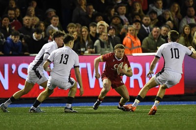 140325 - Wales U20 v England U20 - Six Nations Chamionship - Tom Bowen of Wales U20s