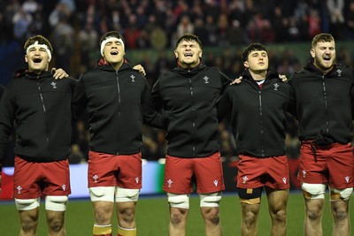 140325 - Wales U20 v England U20 - Six Nations Chamionship - Wales anthem