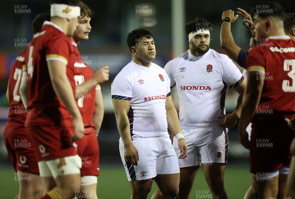 140325 - Wales U20s v England U20s - U20s Six Nations Championship - Kepu Tuipulotu of England 