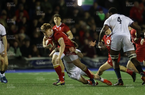 140325 - Wales U20s v England U20s - U20s Six Nations Championship - Osian Roberts of Wales 