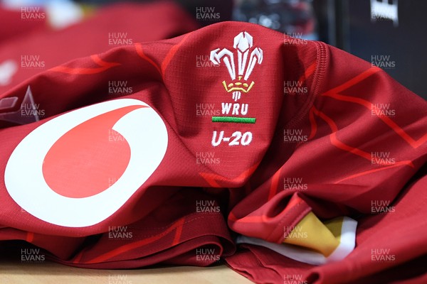 140325 - Wales U20 v England U20 - Six Nations Chamionship - A general view of the Wales changing rooms ahead of the match