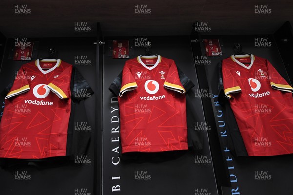 140325 - Wales U20 v England U20 - Six Nations Chamionship - A general view of the Wales changing rooms ahead of the match