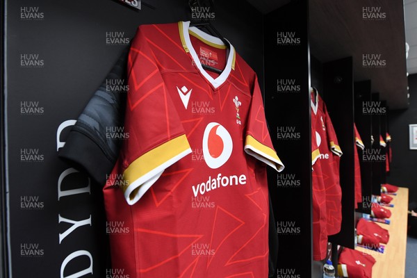 140325 - Wales U20 v England U20 - Six Nations Chamionship - A general view of the Wales changing rooms ahead of the match