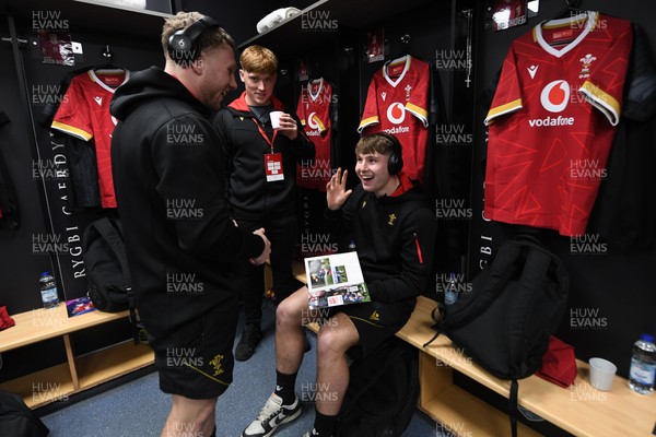 140325 - Wales U20 v England U20 - Six Nations Chamionship - Wales players arrive at the stadium ahead of the match