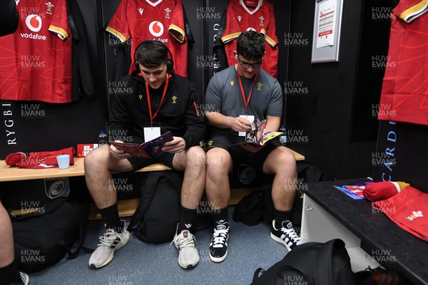 140325 - Wales U20 v England U20 - Six Nations Chamionship - Wales players arrive at the stadium ahead of the match