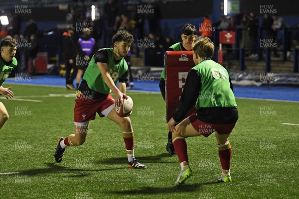 140325 - Wales U20 v England U20 - Six Nations Chamionship - Ellis Price of Wales U20s