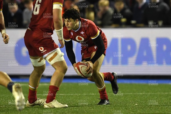 140325 - Wales U20 v England U20 - Six Nations Chamionship - Harri Wilde of Wales U20s