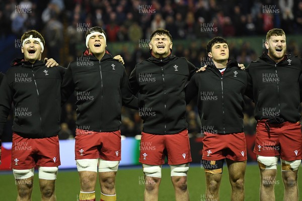 140325 - Wales U20 v England U20 - Six Nations Chamionship - Wales anthem