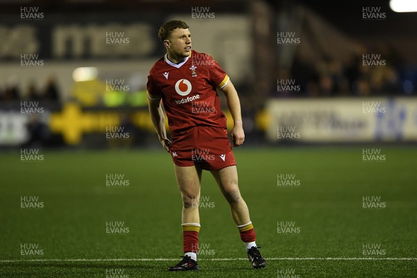 140325 - Wales U20 v England U20 - Six Nations Chamionship - Tom Bowen of Wales U20s