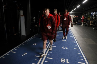 140226 - Wales U20s v France U20s - U20s Six Nations Championship - Wales arrives