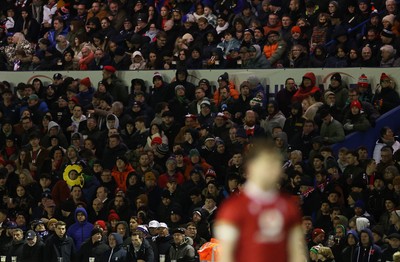 140226 - Wales U20s v France U20s - U20s Six Nations Championship - Wales fans watch the game