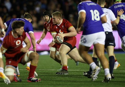 140226 - Wales U20s v France U20s - U20s Six Nations Championship - Isaac Godfrey of Wales 