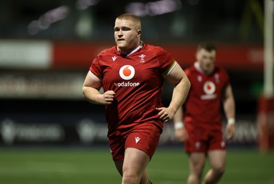 140226 - Wales U20s v France U20s - U20s Six Nations Championship - Jac Pritchard of Wales 
