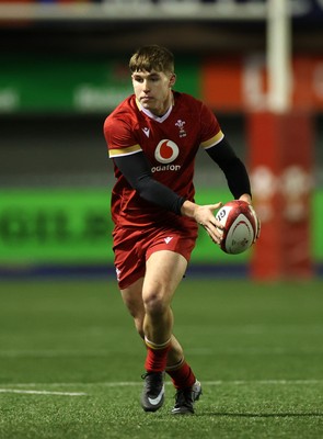 140226 - Wales U20s v France U20s - U20s Six Nations Championship - Steffan Emanuel of Wales 