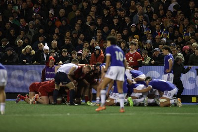 140226 - Wales U20s v France U20s - U20s Six Nations Championship - Scrum