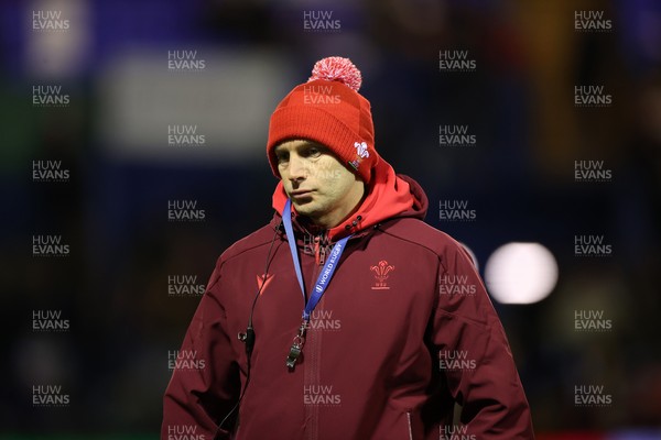 140226 - Wales U20s v France U20s - U20s Six Nations Championship - Wales Head Coach Richard Whiffin 