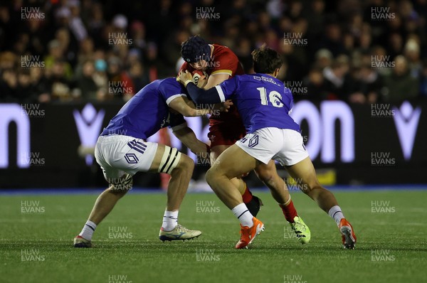 140226 - Wales U20s v France U20s - U20s Six Nations Championship - Tom Howe of Wales