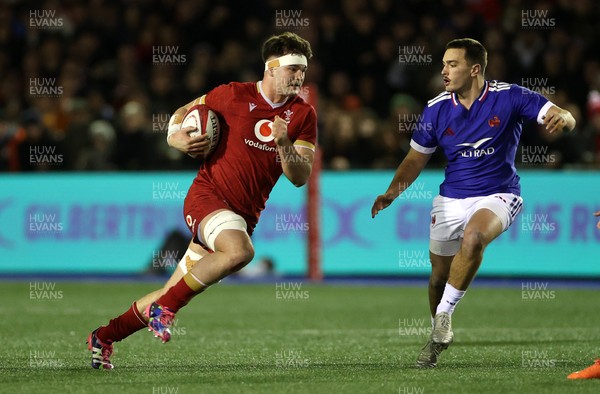 140226 - Wales U20s v France U20s - U20s Six Nations Championship - Deian Gwynne of Wales 