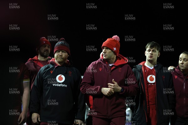 140226 - Wales U20s v France U20s - U20s Six Nations Championship - Wales Head Coach Richard Whiffin 