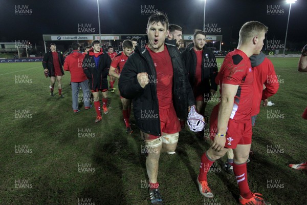 130315 - Wales U20s v Ireland U20s - RBS 6 Nations - Wales celebrates the victory