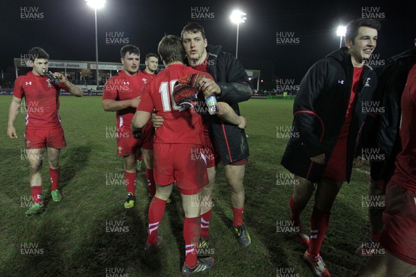 130315 - Wales U20s v Ireland U20s - RBS 6 Nations - Wales celebrates the victory