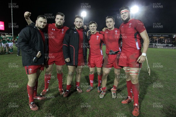 130315 - Wales U20s v Ireland U20s - RBS 6 Nations - Wales celebrates the victory