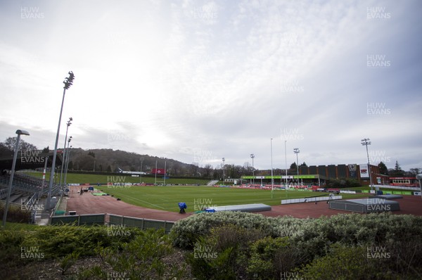 150319 - Wales U20s v Ireland U20s - U20s 6 Nations Championship - General View of Parc Eirias 