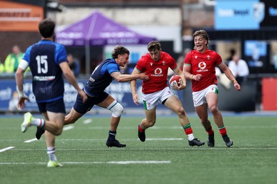 130625 - Wales U20s v Italy U20s - Friendly - Jack Woods of Wales makes a break