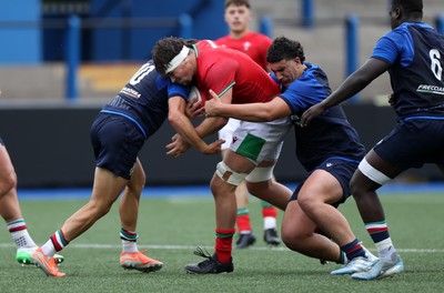 130625 - Wales U20s v Italy U20s - Friendly - Luke Evans of Wales 
