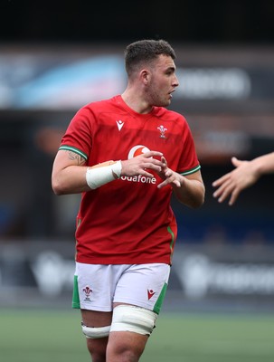 130625 - Wales U20s v Italy U20s - Friendly - Luke Evans of Wales 