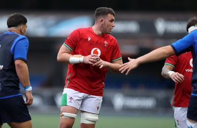 130625 - Wales U20s v Italy U20s - Friendly - Luke Evans of Wales 