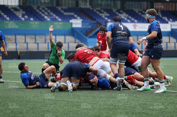 130625 - Wales U20s v Italy U20s - Friendly - Wales push over for their second try