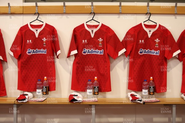 310120 - Wales U20s v Italy U20s - U20s 6 Nations Championship - The Wales dressing room set up before the game