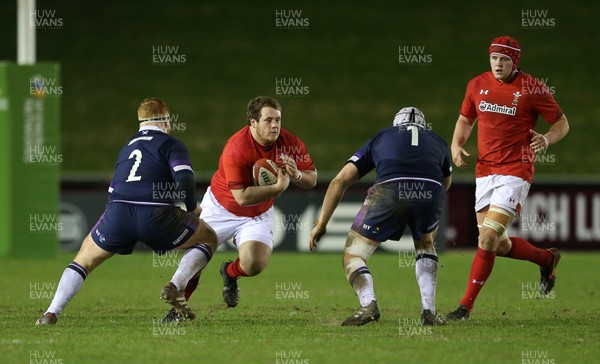 020218 - Wales U20s v Scotland U20s - Natwest 6 Nations - Rhys Henry of Wales