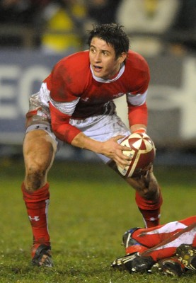 13.02.09 - Wales U20 v England U20 - Under 20 Six Nations 2009 - Wales' Rhys Downes. 