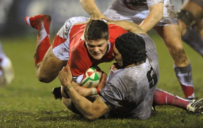 13.02.09 - Wales U20 v England U20 - Under 20 Six Nations 2009 - Wales' Travis Knoyle. 