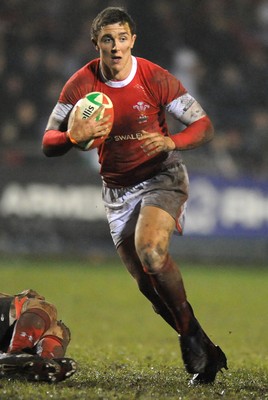 13.02.09 - Wales U20 v England U20 - Under 20 Six Nations 2009 - Wales' Ashley Beck. 