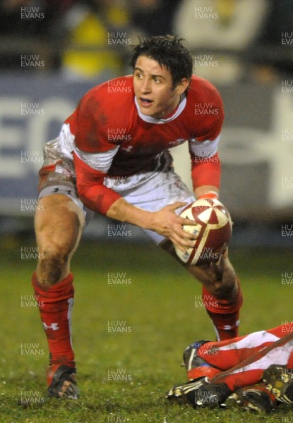 13.02.09 - Wales U20 v England U20 - Under 20 Six Nations 2009 - Wales' Rhys Downes. 
