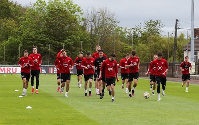 Wales U21 Football Training 030621