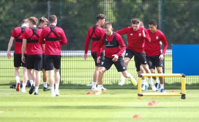 Wales U21 Football Training 050619