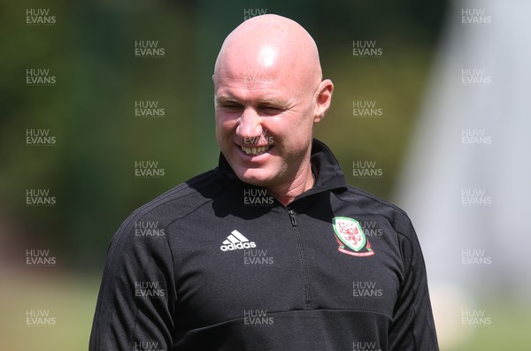 050619 - Wales U21 Football Training Session - Wales U21 manager Rob Page