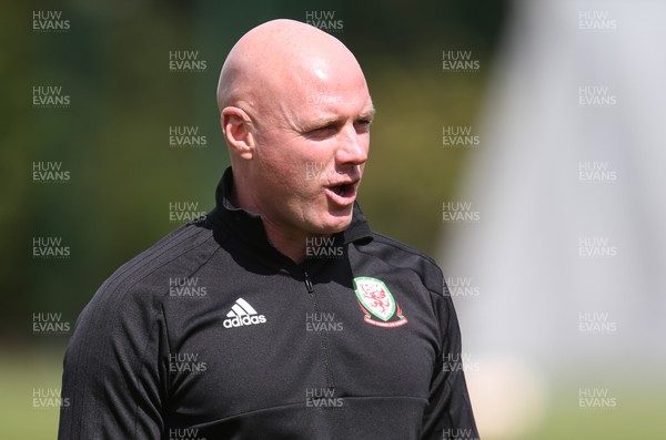 050619 - Wales U21 Football Training Session - Wales U21 manager Rob Page