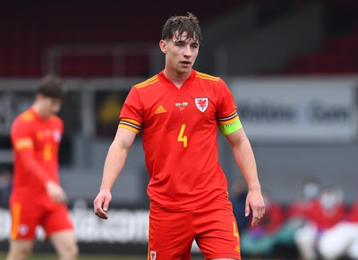 290322 - Wales U21 v Bulgaria U21 - 2023 UEFA Under 21 Euro Qualifying Round - Terrence Taylor of Wales