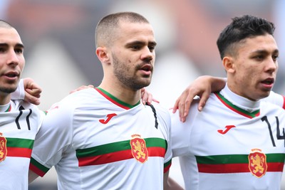 290322 - Wales U21 v Bulgaria U21 - 2023 UEFA Under 21 Euro Qualifying Round - Kristian Dobrev of Bulgaria