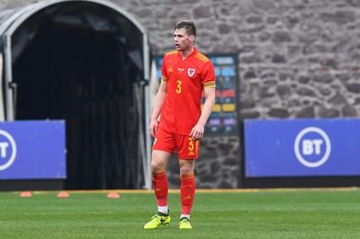 290322 - Wales U21 v Bulgaria U21 - 2023 UEFA Under 21 Euro Qualifying Round - Edward Jones of Wales